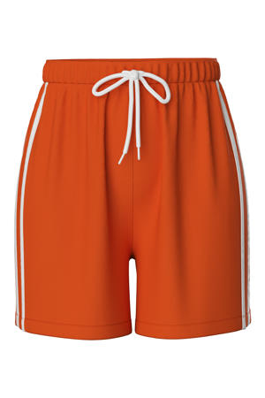 regular waist casual short oranje