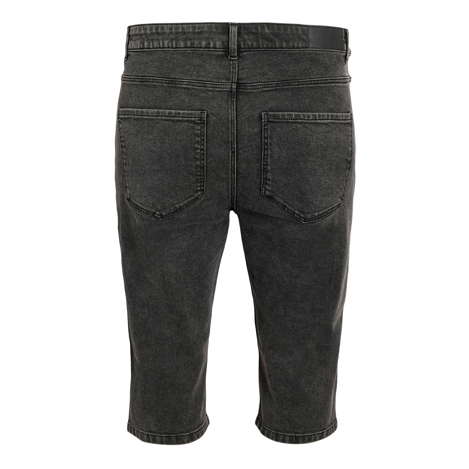 NOISY MAY Curve skinny capri jeans black denim
