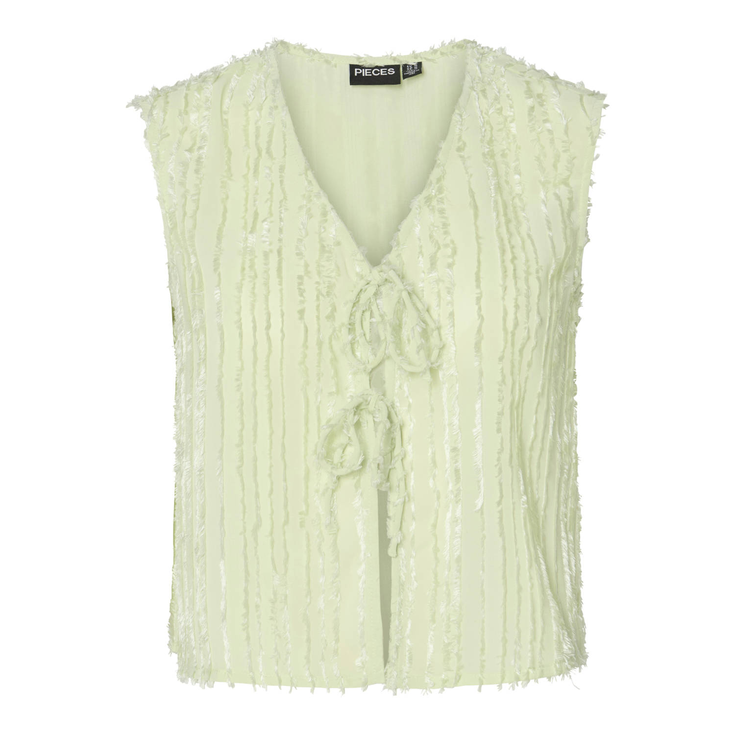 PIECES top limegroen