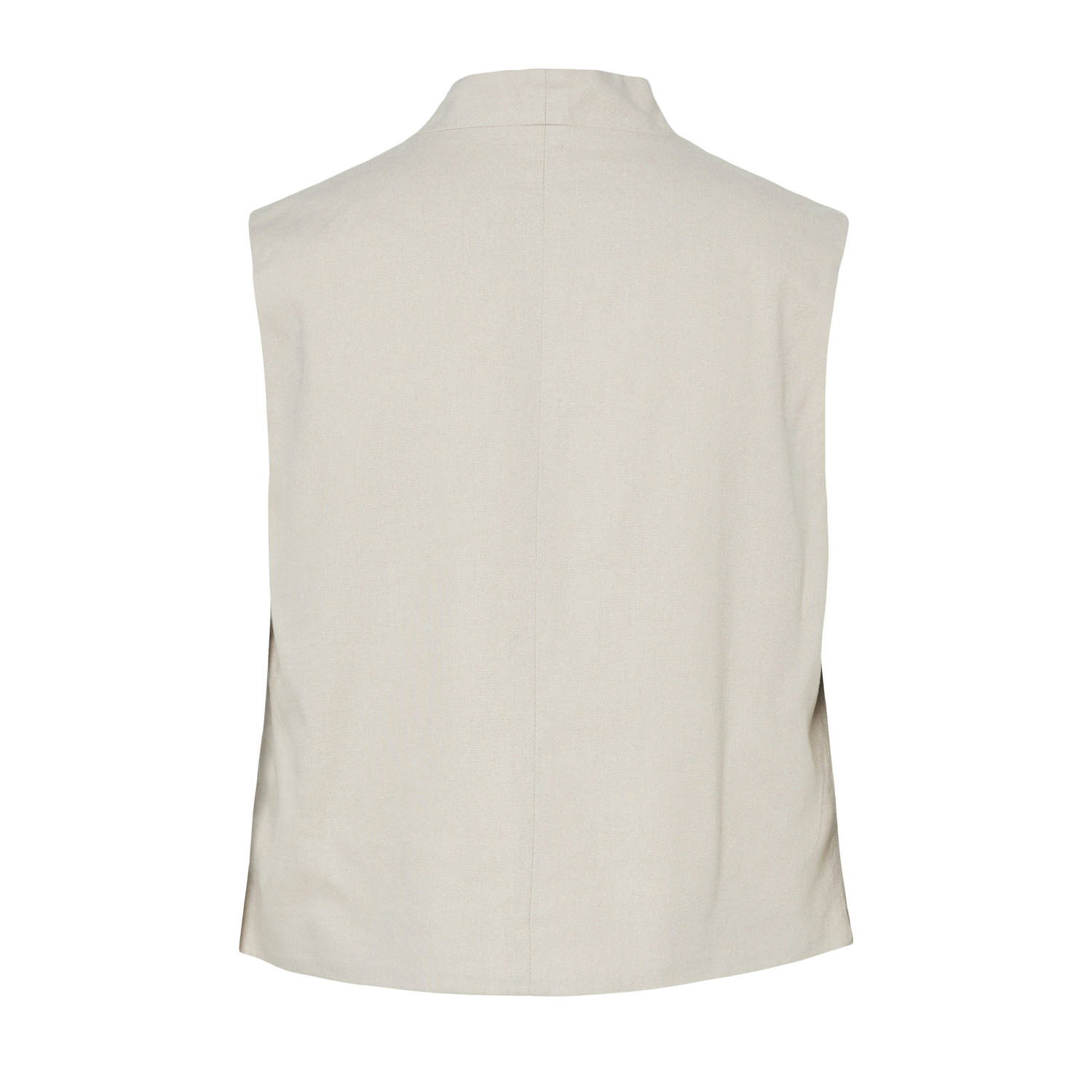PIECES gilet ecru