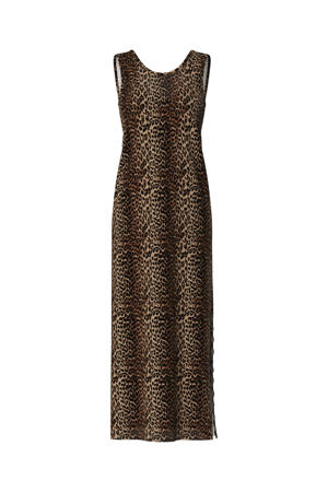 maxi jurk bruin