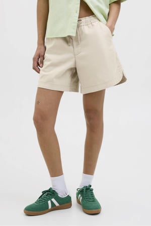 regular waist casual short beige