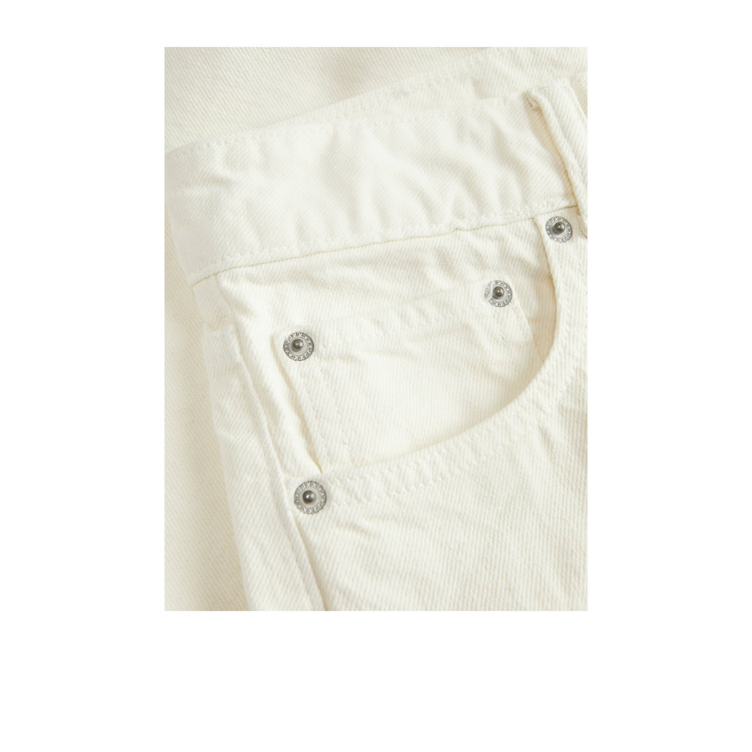 JJXX regular waist denim short ecru