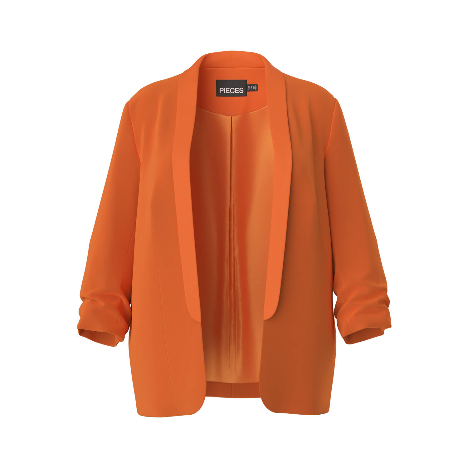 PIECES Curve regular blazer oranje