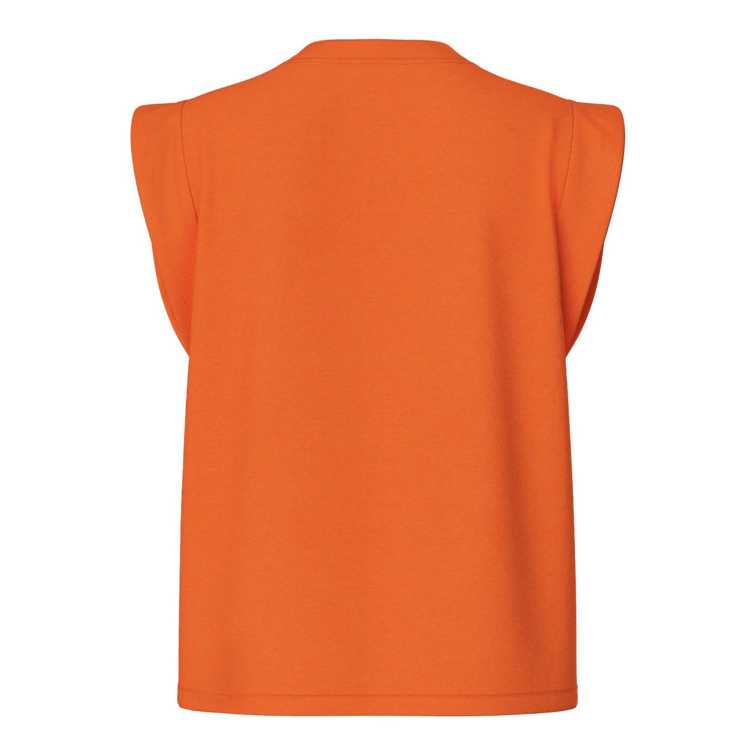 PIECES Curve top oranje