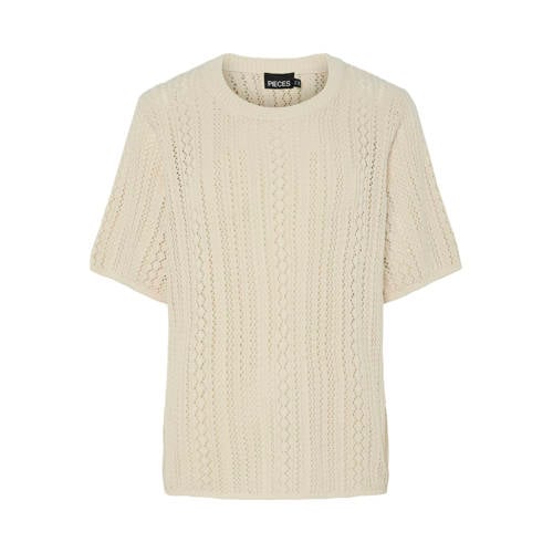 PIECES Curve top beige afbeelding