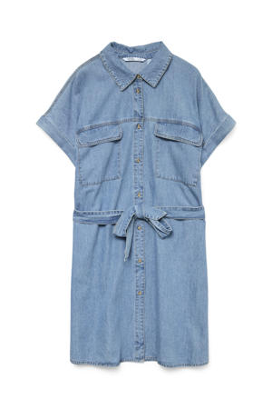 denim spijkerjurk medium blue denim