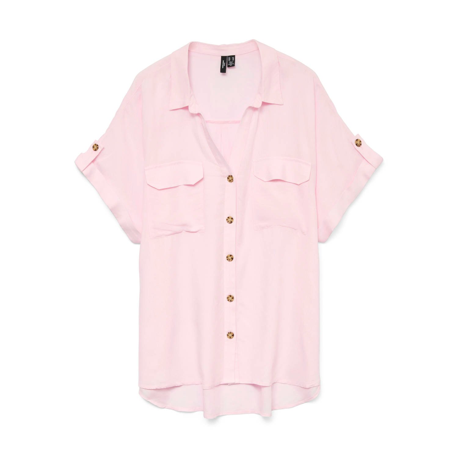VERO MODA CURVE blouse lichtroze
