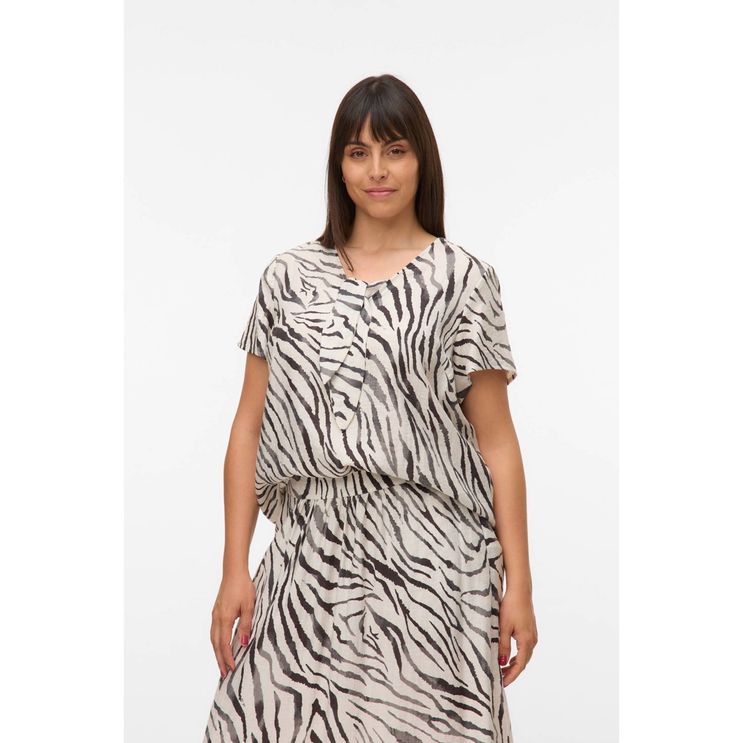 VERO MODA CURVE blousetop wit