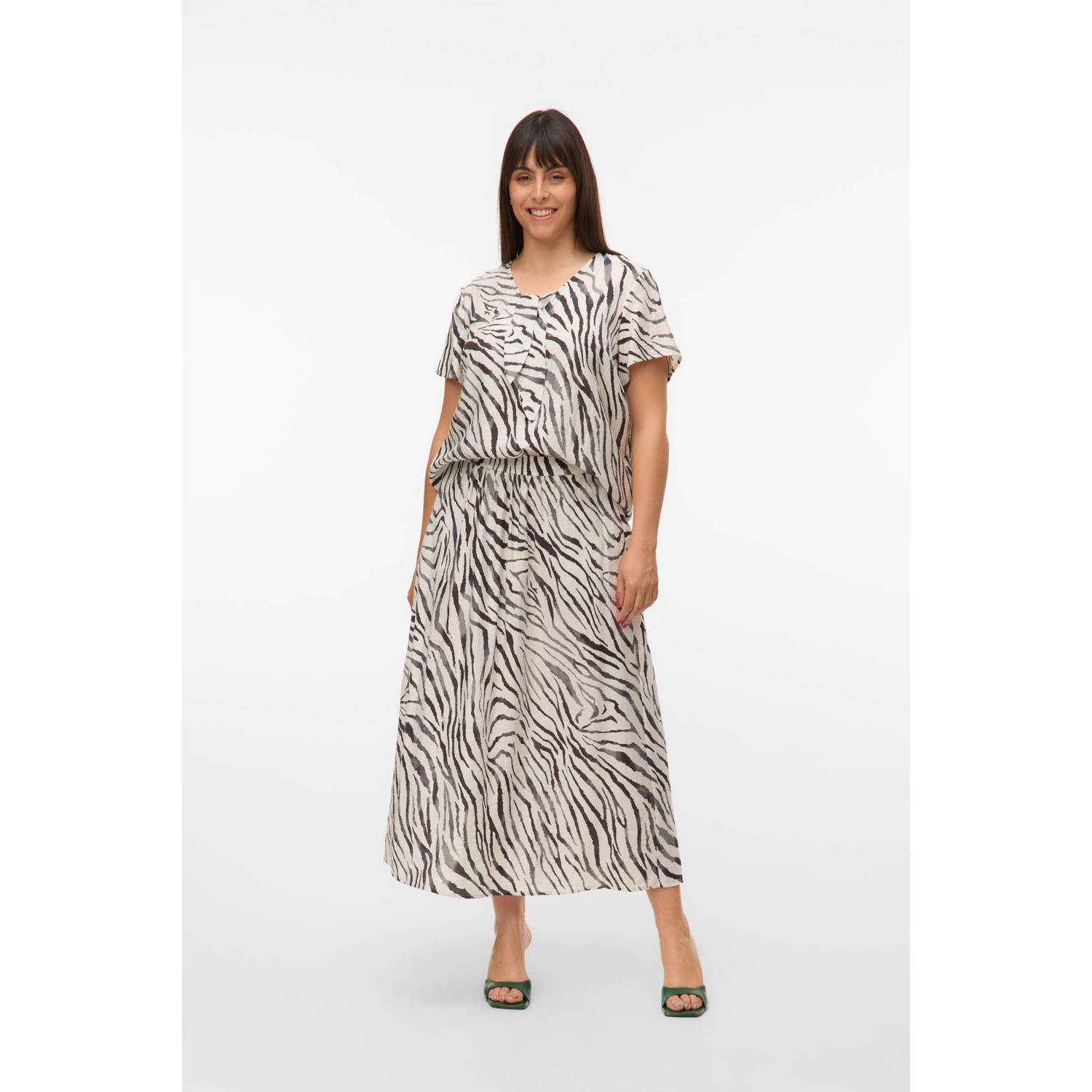 VERO MODA CURVE blousetop wit