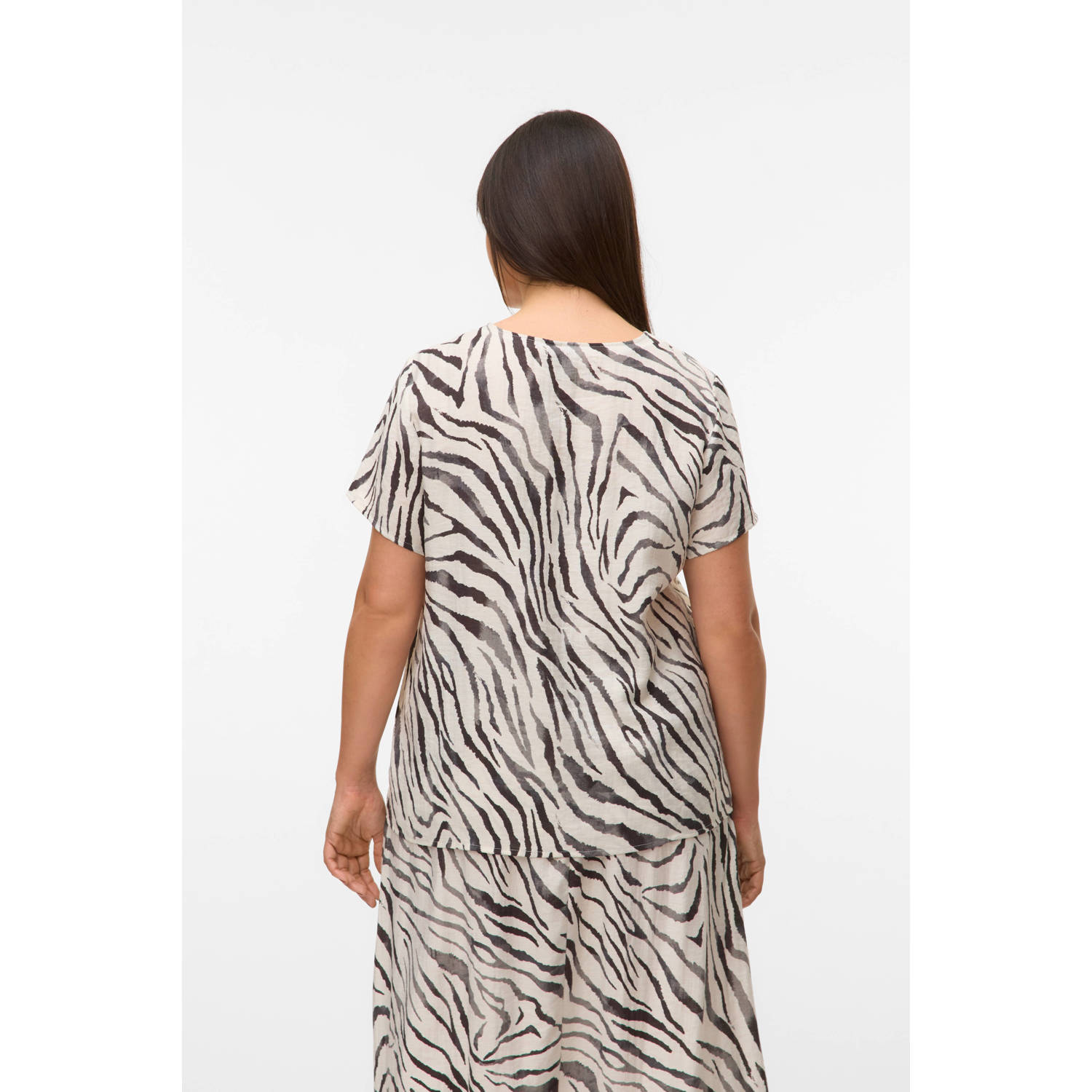 VERO MODA CURVE blousetop wit