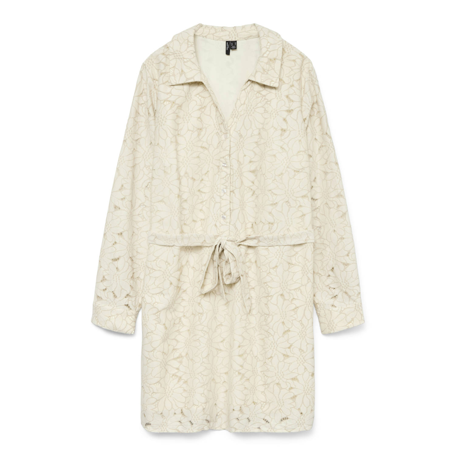VERO MODA CURVE zomerjurk ecru