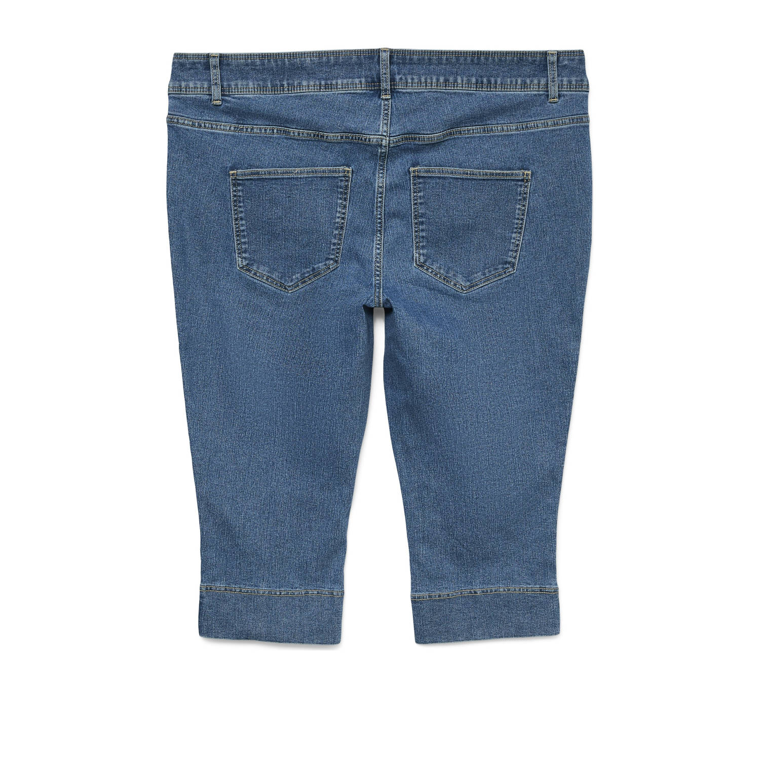 VERO MODA CURVE capri jeans medium blue denim