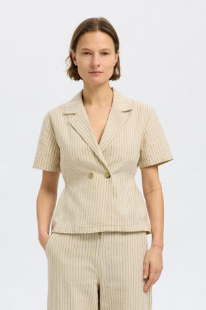 getailleerde blazer grijs