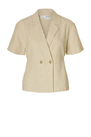 getailleerde blazer grijs