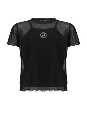 T-shirt zwart