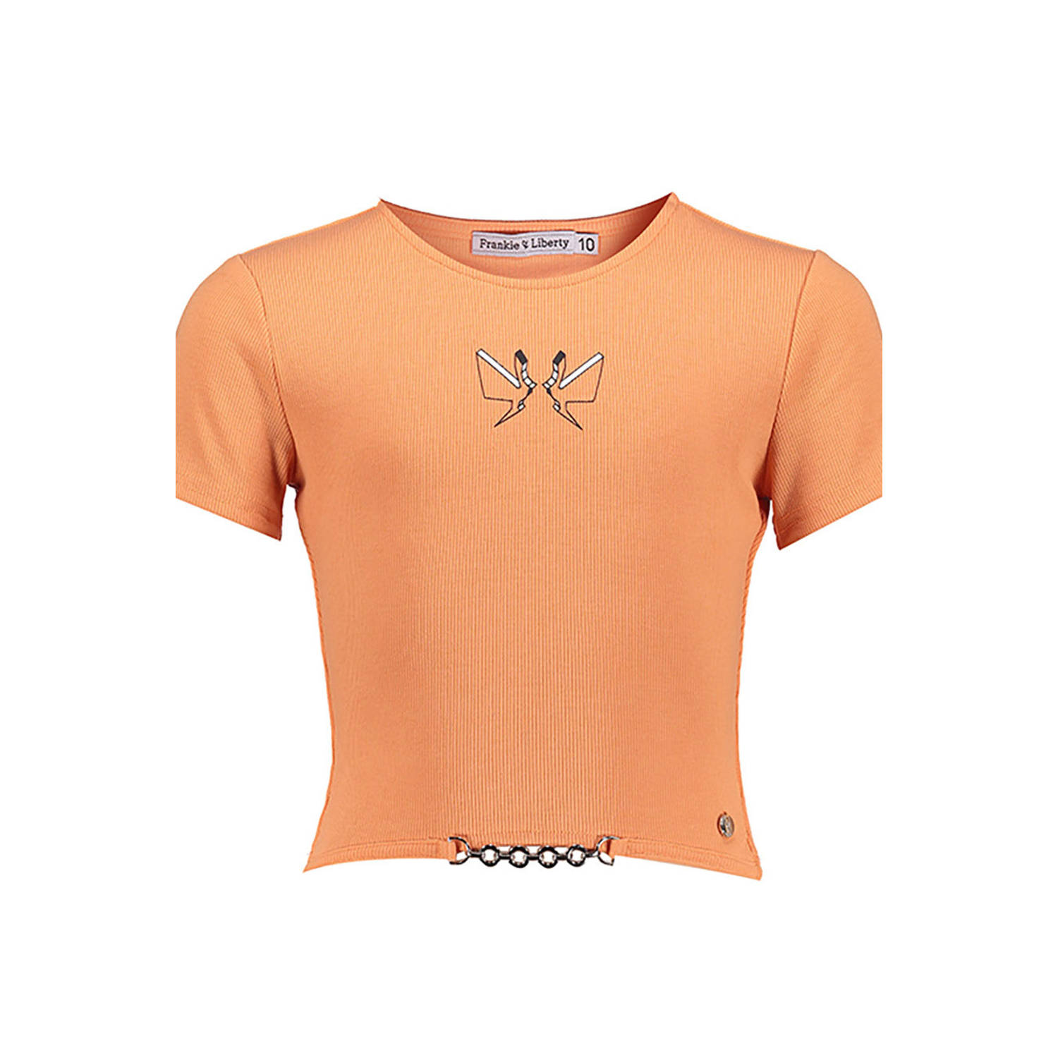 Frankie&Liberty T-shirt oranje