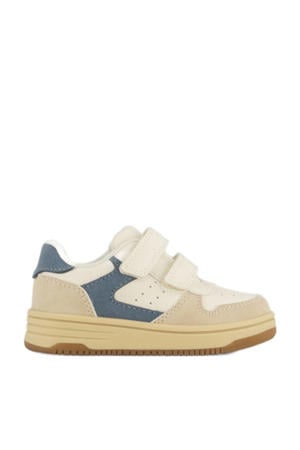 sneakers wit/blauw