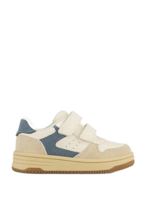 sneakers wit/blauw