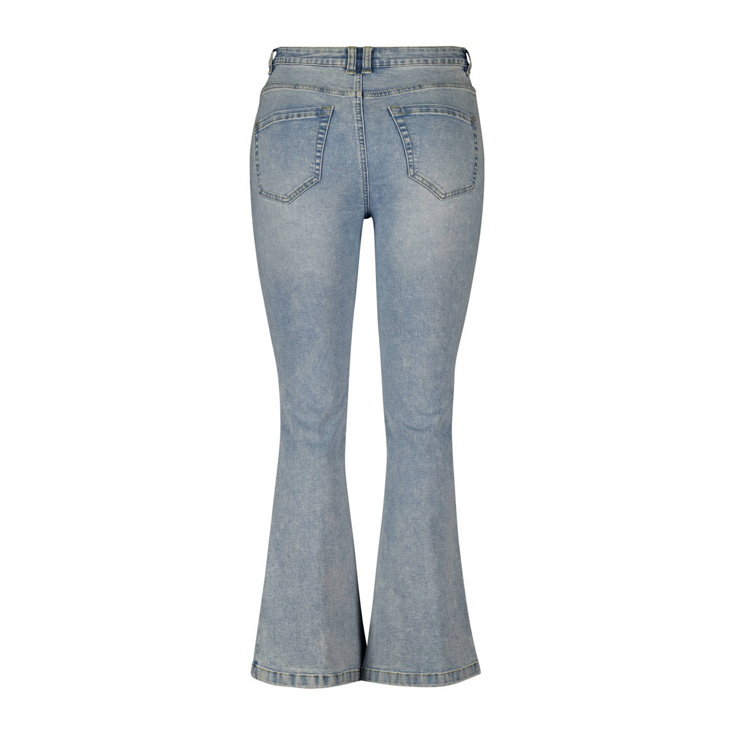 MS Mode flared jeans light blue denim