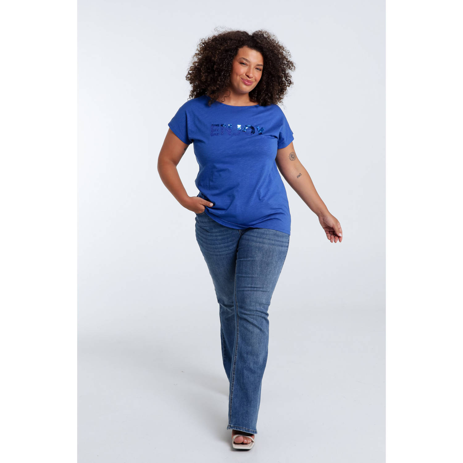 Paprika T-shirt blauw