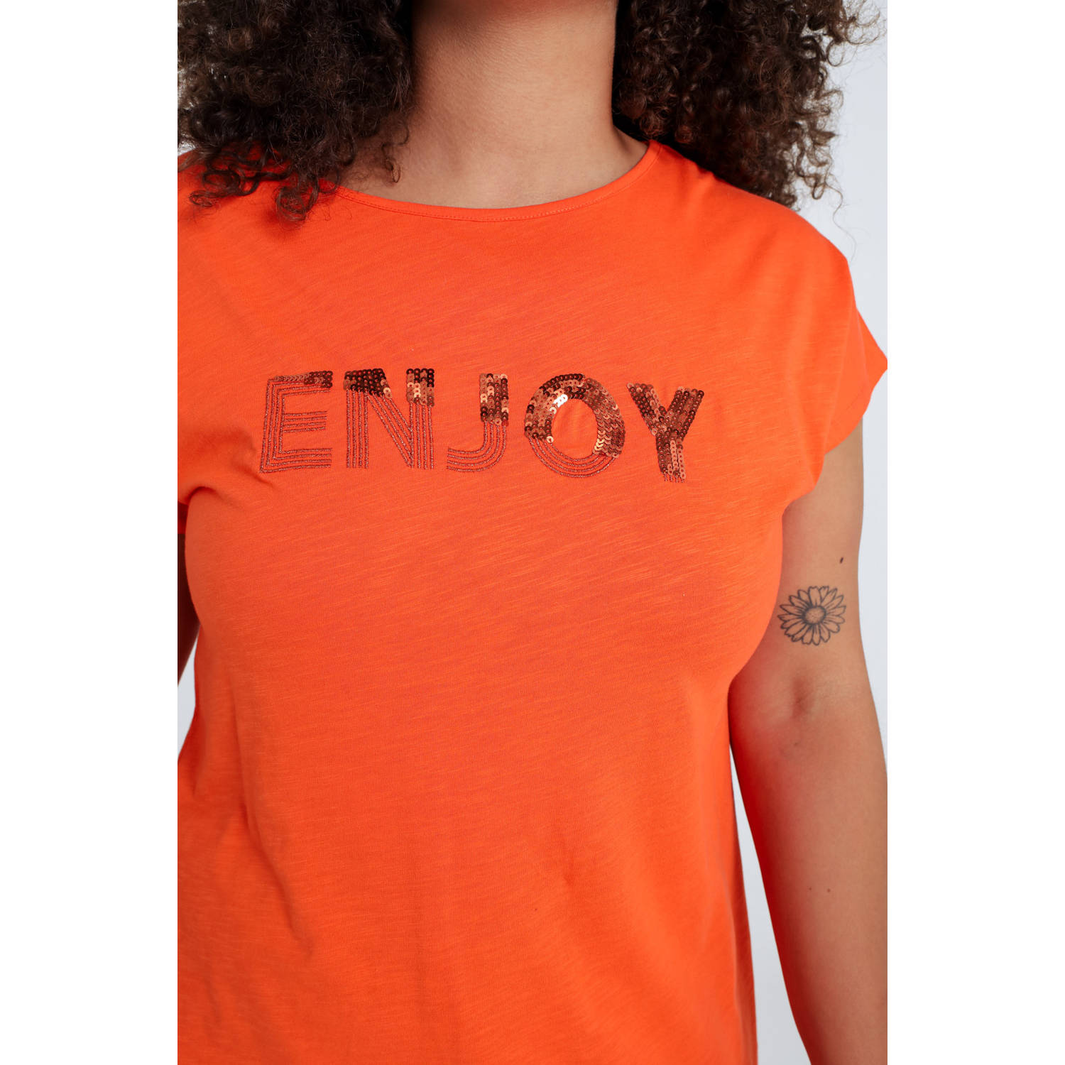 Paprika T-shirt oranje