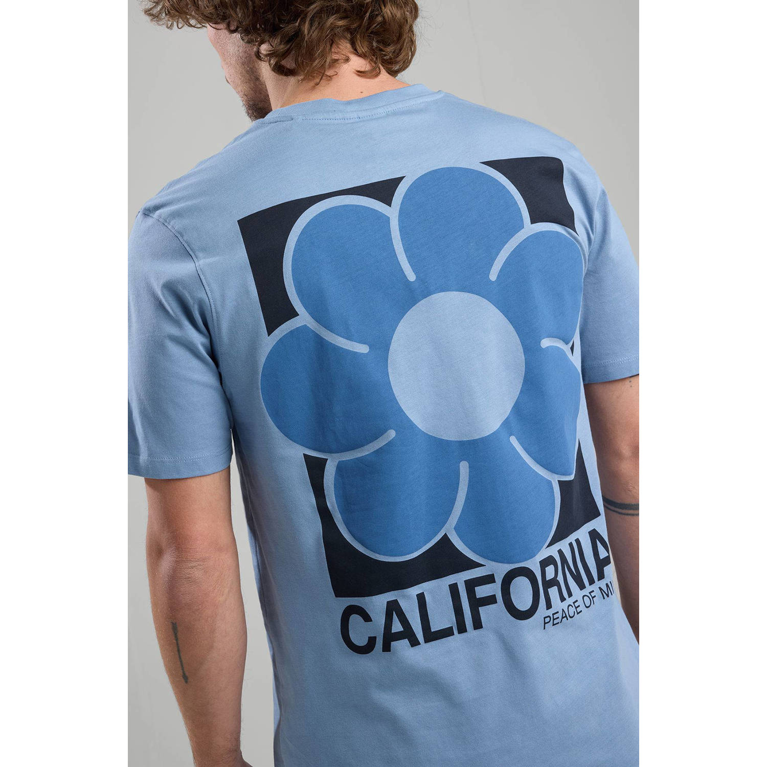 America Today regular T-shirt blauw