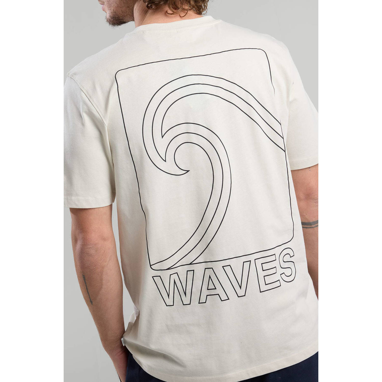 America Today regular T-shirt beige