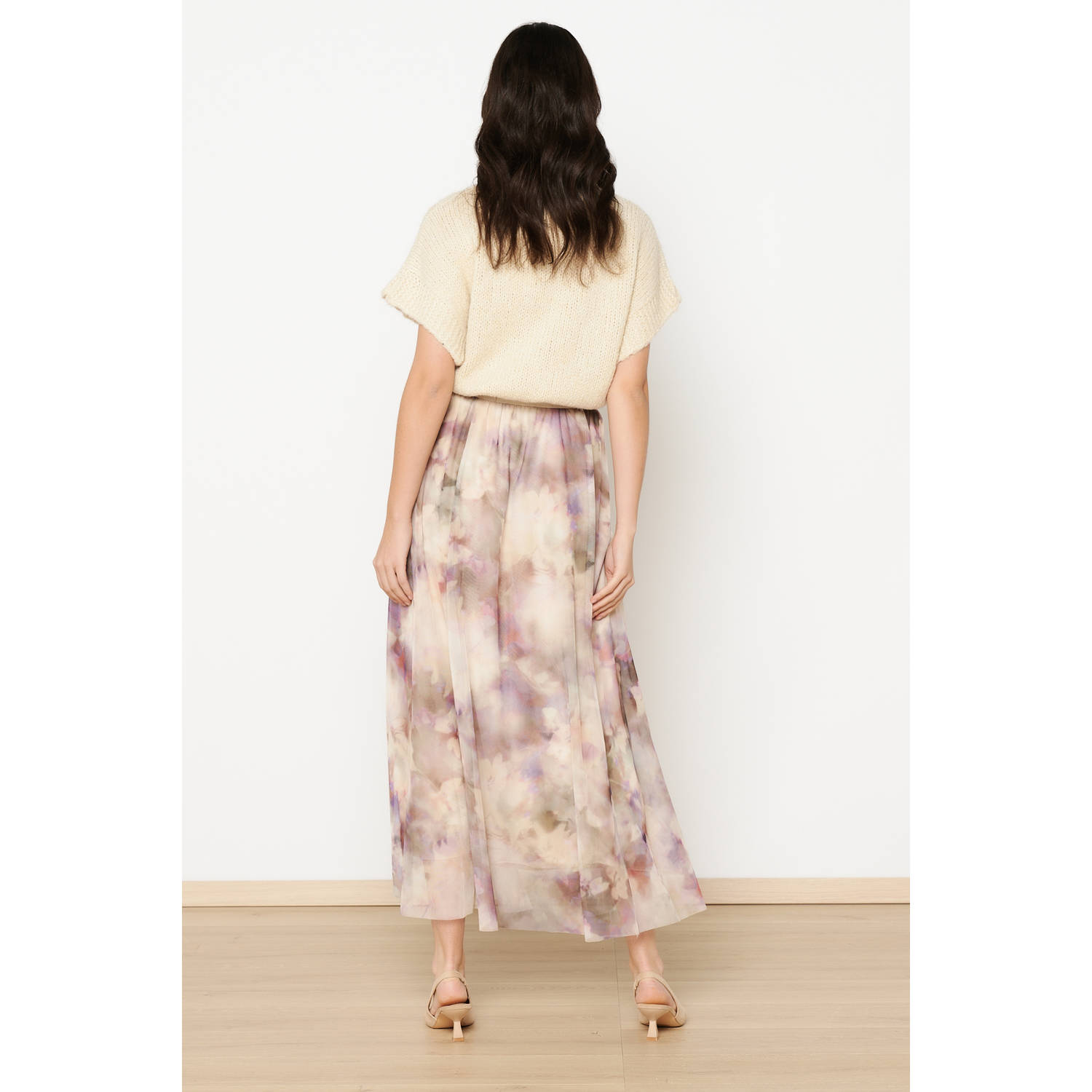 LOLALIZA plissé rok beige
