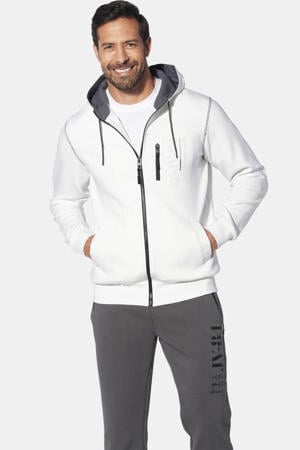 sweatvest Plus Size FINNDOR wit