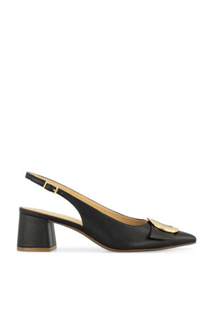 slingback pumps zwart