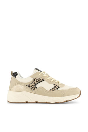 chunky sneakers beige/panter