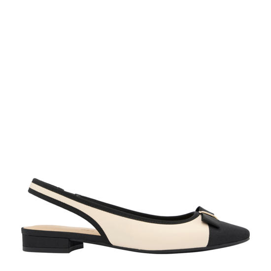ecru slingback loafers