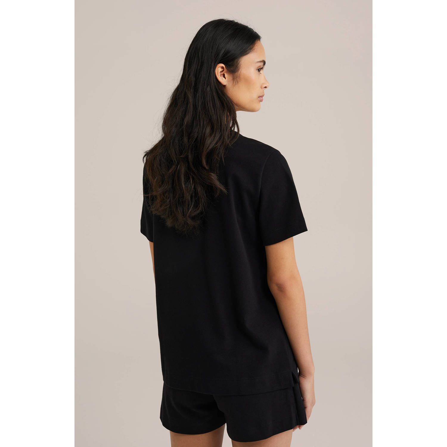 WE Fashion T-shirt zwart