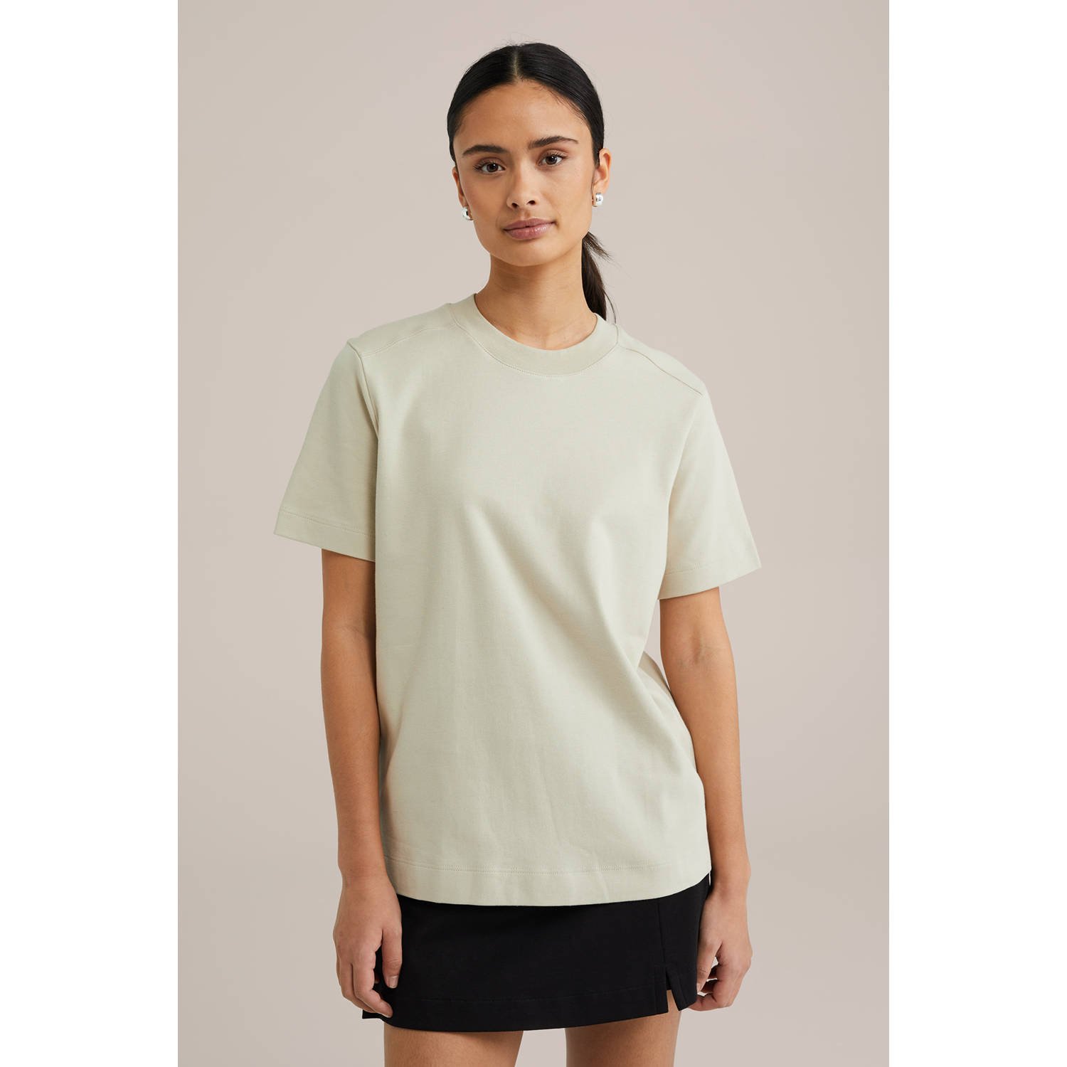 WE Fashion T-shirt zand