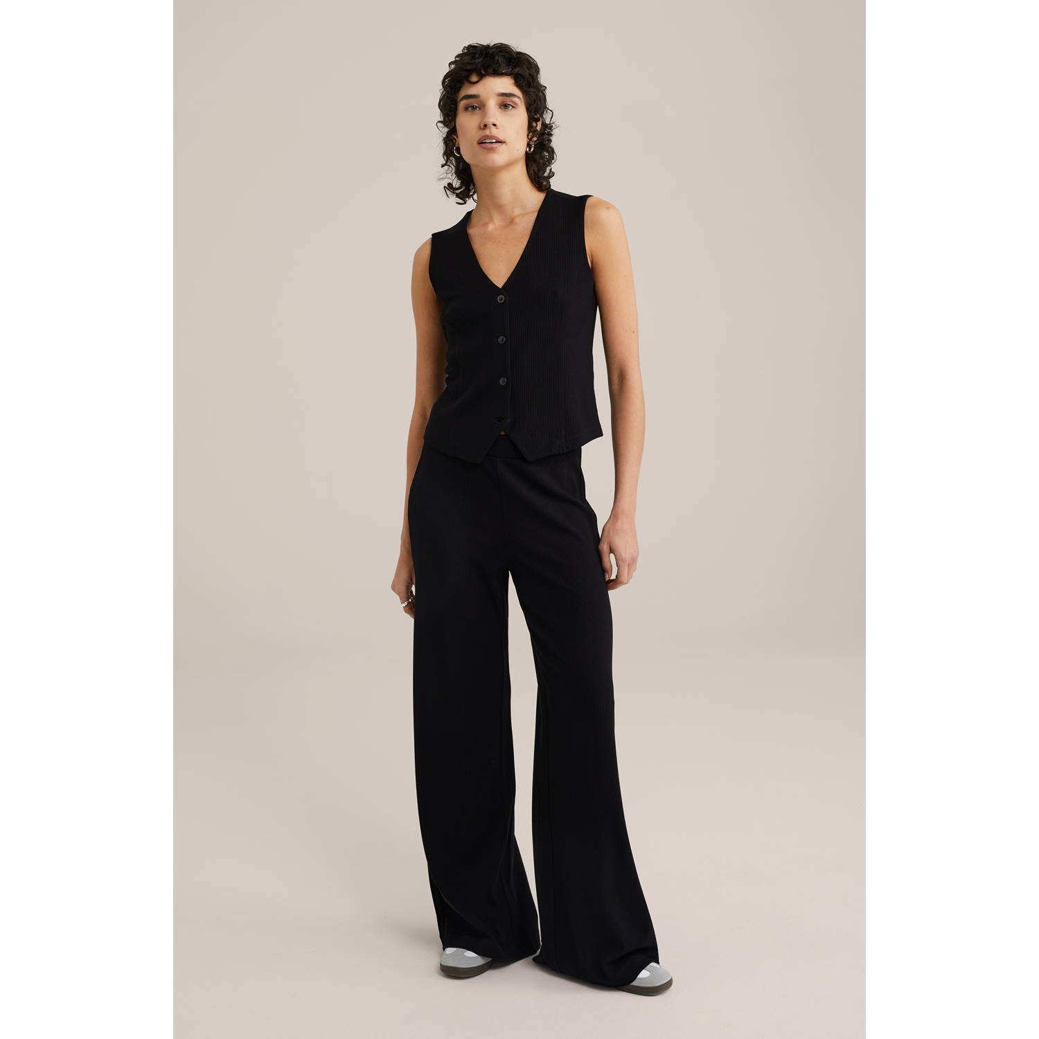 WE Fashion gilet zwart