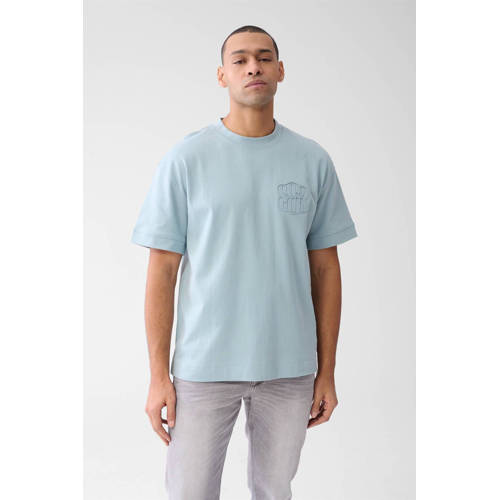 Shoeby regular T-shirt blauw afbeelding