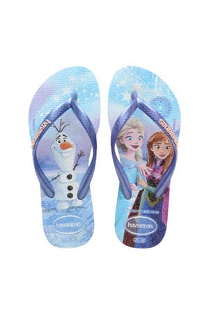 Disney Frozen teenslippers blauw