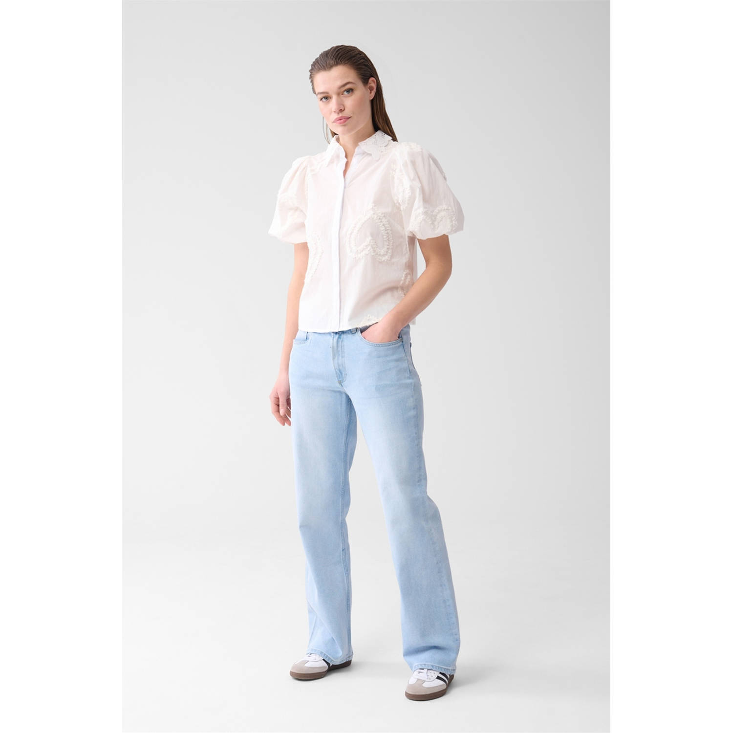 Shoeby blouse wit broderie