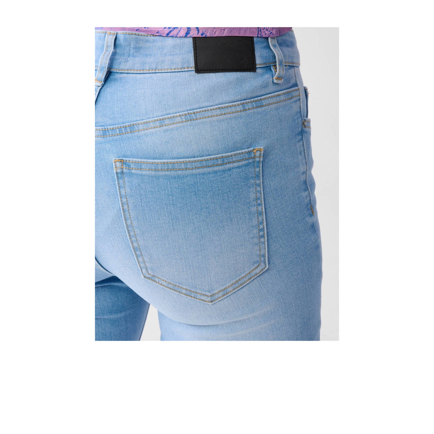 Shoeby high waist slim fit jeans light blue denim
