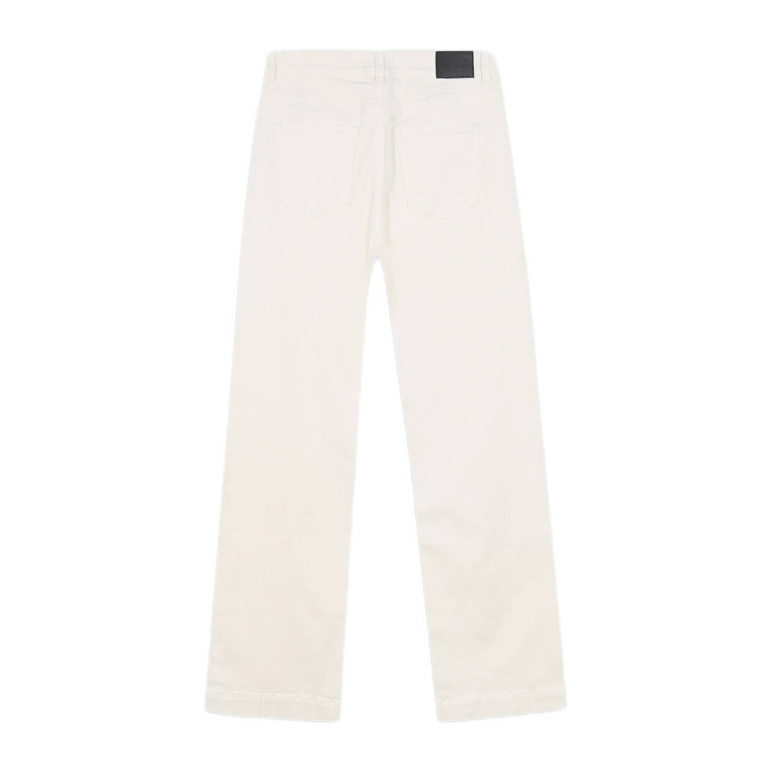 Shoeby high waist flared jeans ecru