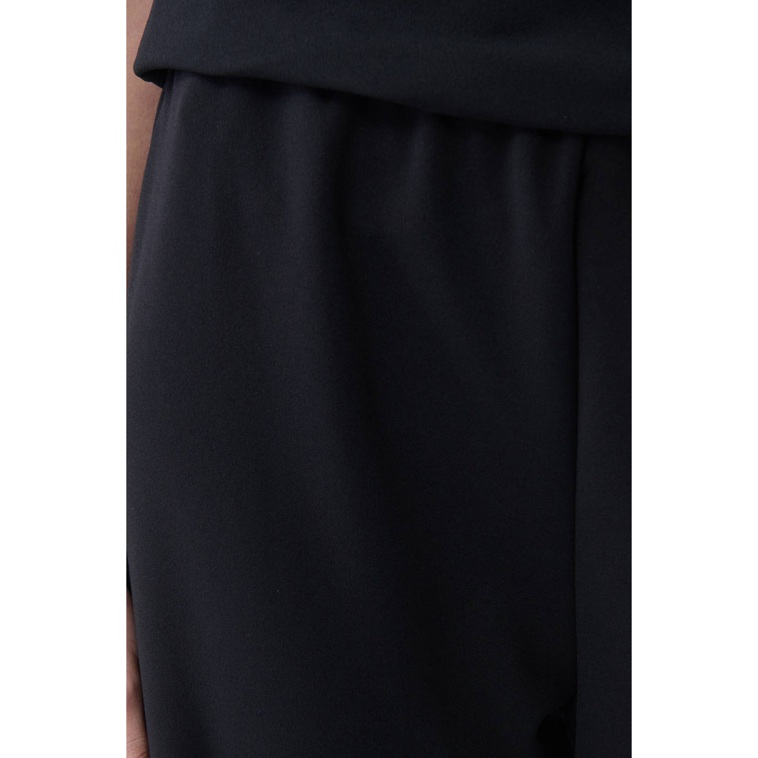 Shoeby wide leg high waist broek zwart