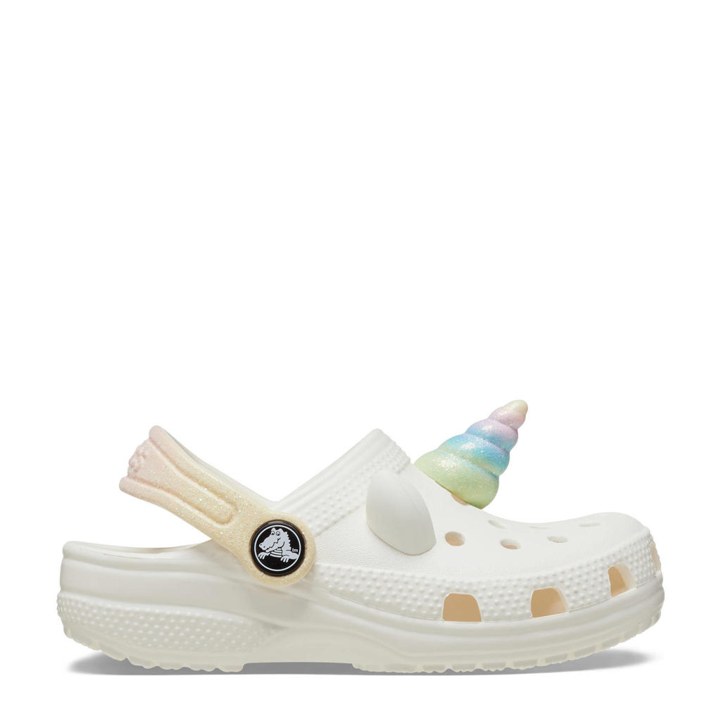 Ecru meisjes Crocs clogs van 100% thermoplastic 