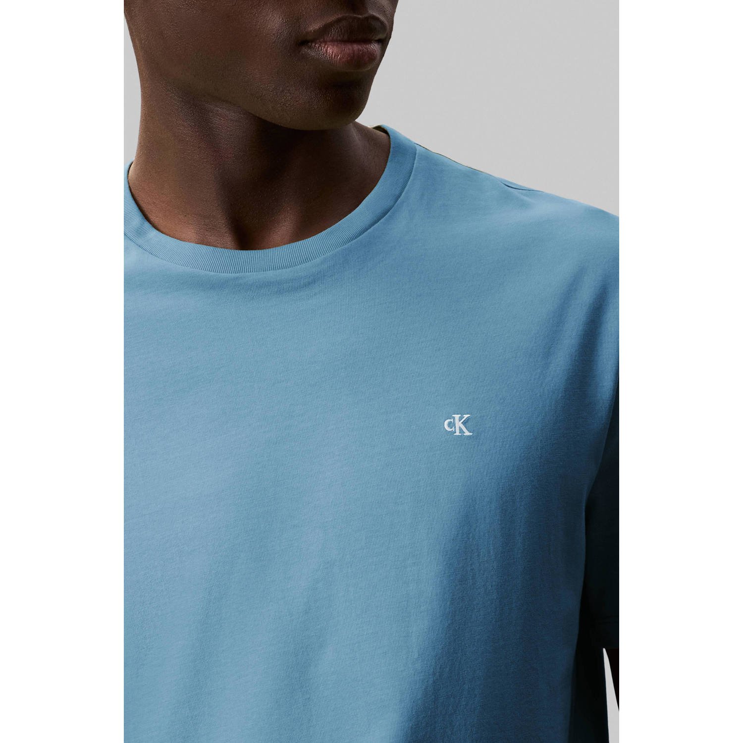 CALVIN KLEIN JEANS T-shirt grijsblauw