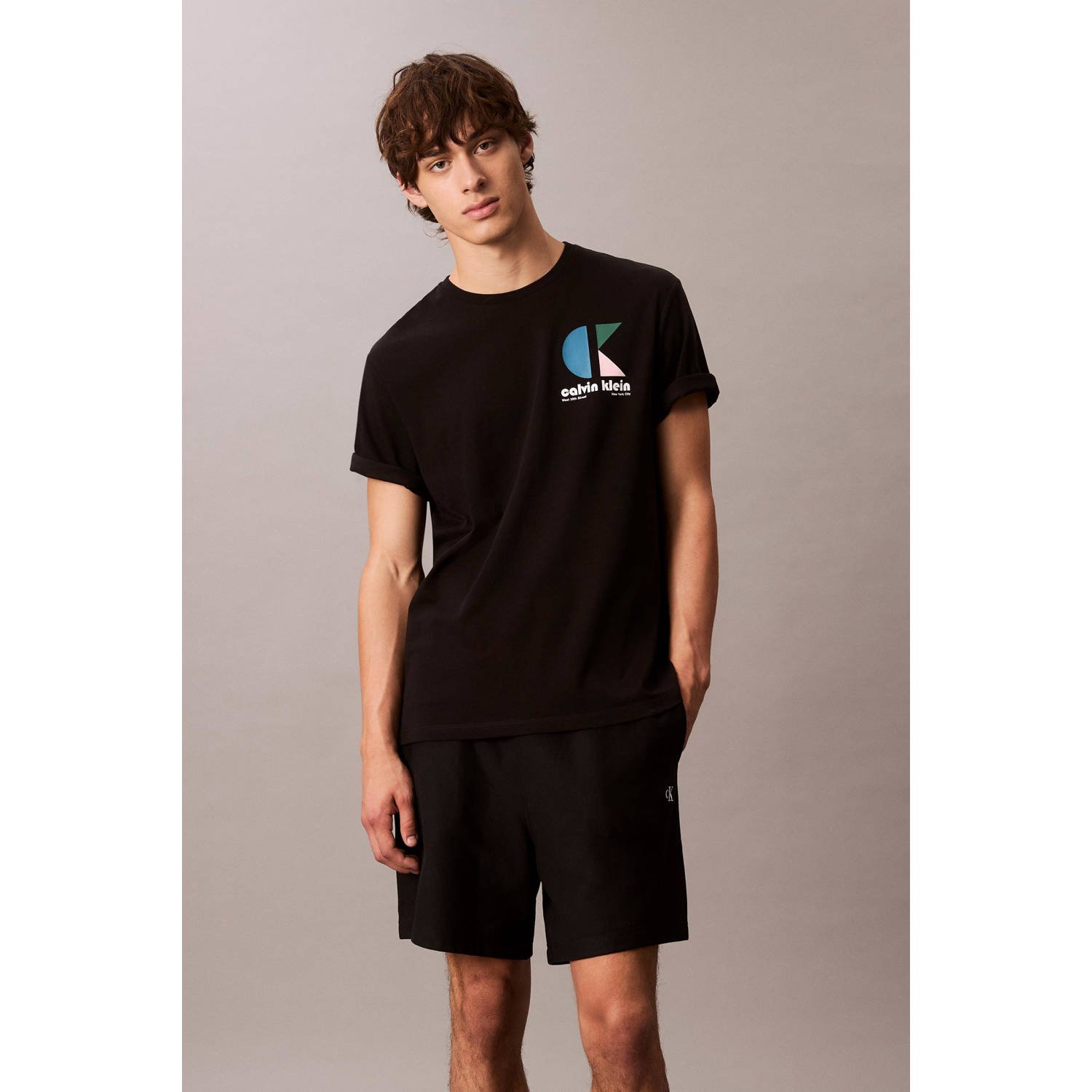 CALVIN KLEIN JEANS T-shirt zwart