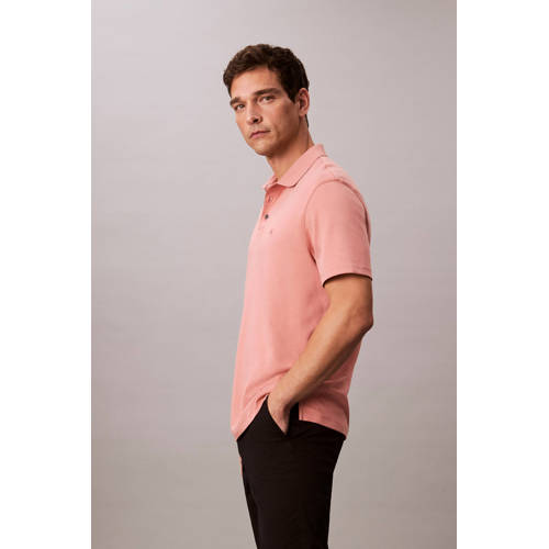 Calvin Klein regular polo SUPIMA zalm afbeelding