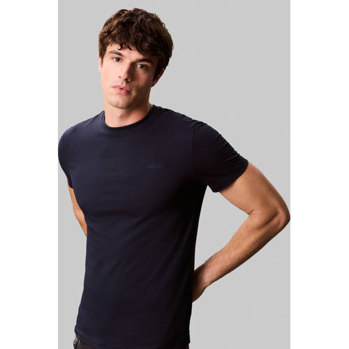 Calvin Klein T-shirt donkerblauw afbeelding