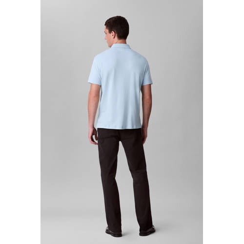 Calvin Klein regular polo SUPIMA blauw afbeelding