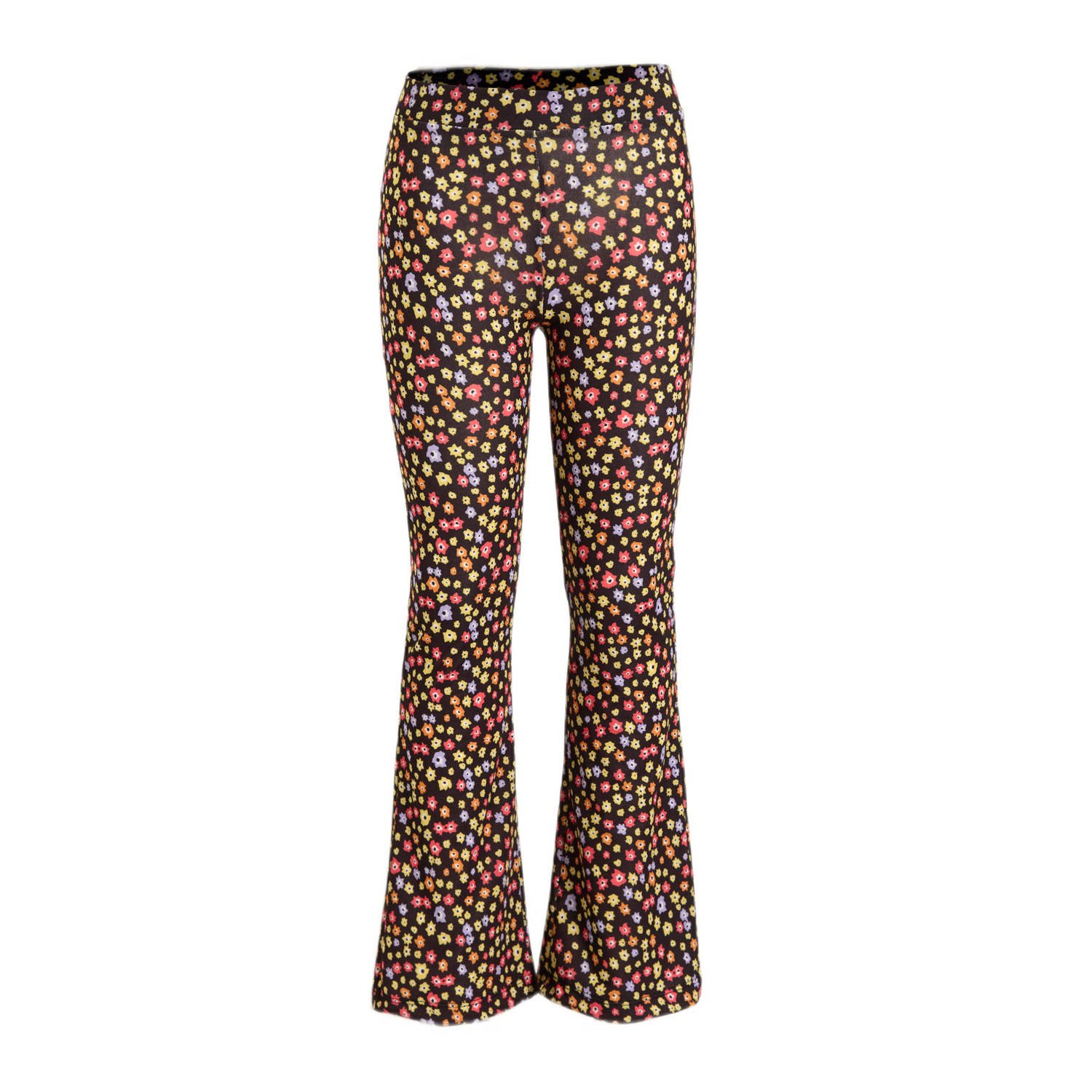 Anytime flare broek floral