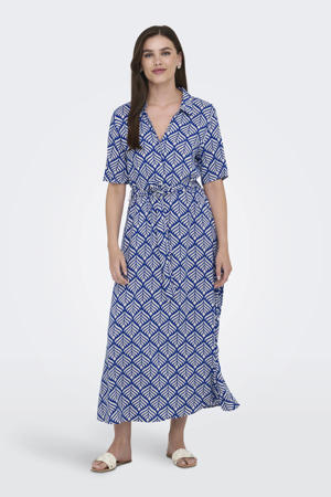 maxi jurk blauw